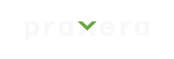 Praxera Logo White